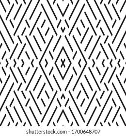 Seamless pattern with oblique black segments