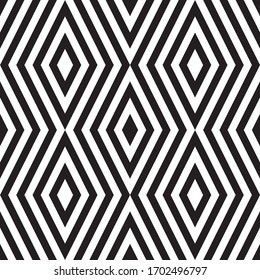 Seamless pattern with oblique black segments