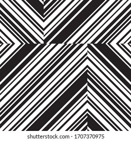 Seamless pattern with oblique black segments