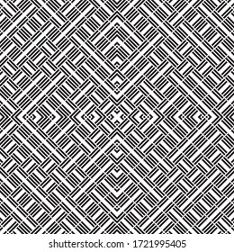 Seamless pattern with oblique black segments