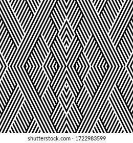 Seamless pattern with oblique black segments