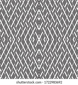 Seamless pattern with oblique black segments