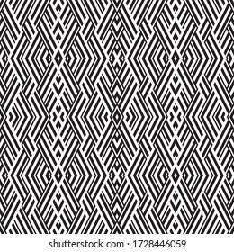 Seamless pattern with oblique black segments