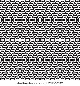 Seamless pattern with oblique black segments