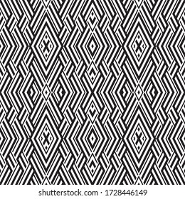 Seamless pattern with oblique black segments