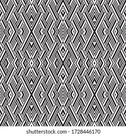 Seamless pattern with oblique black segments