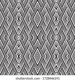 Seamless pattern with oblique black segments