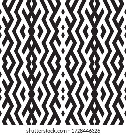 Seamless pattern with oblique black segments