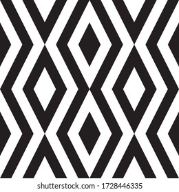 Seamless pattern with oblique black segments