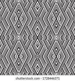 Seamless pattern with oblique black segments