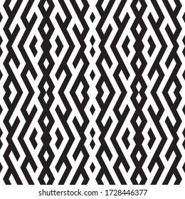 Seamless pattern with oblique black segments