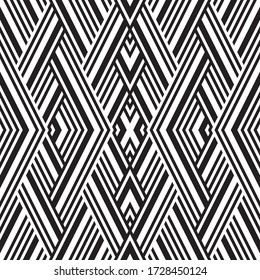 Seamless pattern with oblique black segments