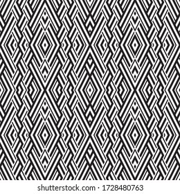 Seamless pattern with oblique black segments