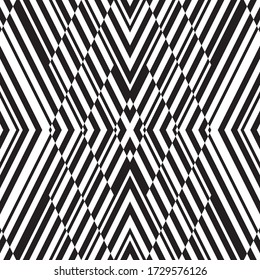 Seamless pattern with oblique black segments