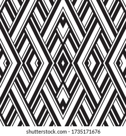 Seamless pattern with oblique black segments