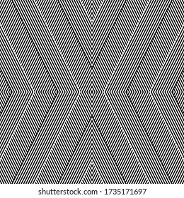 Seamless pattern with oblique black segments