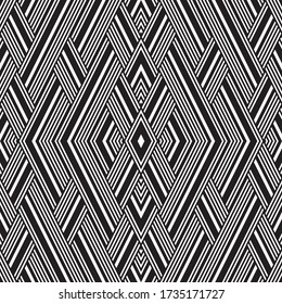 Seamless pattern with oblique black segments