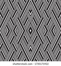 Seamless pattern with oblique black segments