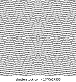 Seamless pattern with oblique black segments