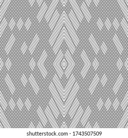 Seamless pattern with oblique black segments