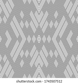 Seamless pattern with oblique black segments