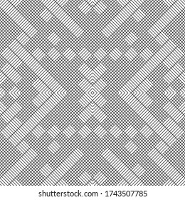 Seamless pattern with oblique black segments