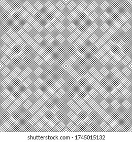 Seamless pattern with oblique black segments