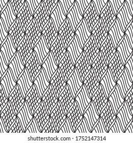 Seamless pattern with oblique black segments