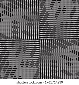 Seamless pattern with oblique black segments