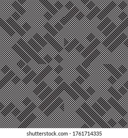 Seamless pattern with oblique black segments