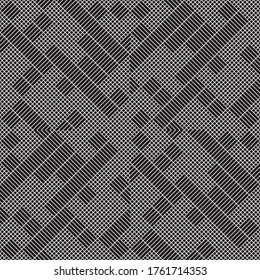 Seamless pattern with oblique black segments