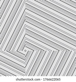 Seamless pattern with oblique black segments