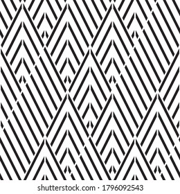 Seamless pattern with oblique black segments