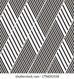 Seamless pattern with oblique black segments
