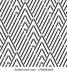 Seamless pattern with oblique black segments