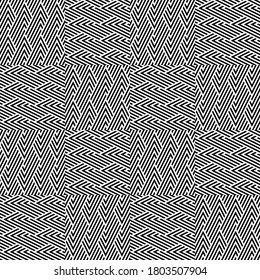 Seamless pattern with oblique black segments
