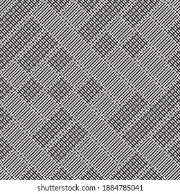 Seamless pattern with oblique black segments