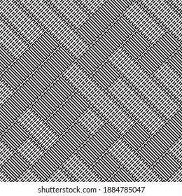 Seamless pattern with oblique black segments