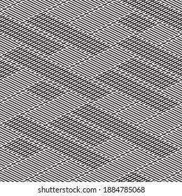Seamless pattern with oblique black segments