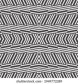 Seamless pattern with oblique black segments