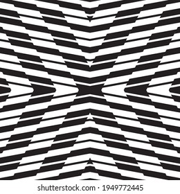 Seamless pattern with oblique black segments