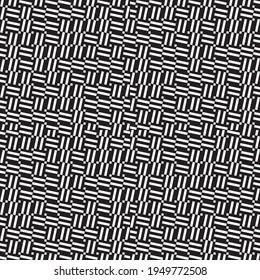 Seamless pattern with oblique black segments
