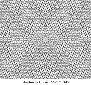 Seamless pattern with oblique black segments(cube)