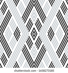 Patrón transparente con segmentos de color negro oblicuo y gris plateado