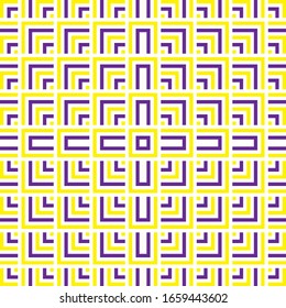 Seamless pattern with oblique colored bands