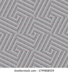 Seamless pattern with oblique colored bands