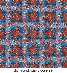 Seamless pattern with oblique colored lines