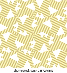 Seamless pattern with oblique colored segments