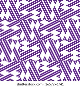 Seamless pattern with oblique colored segments