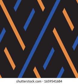 Nahtloses Muster mit dunklen Segmenten